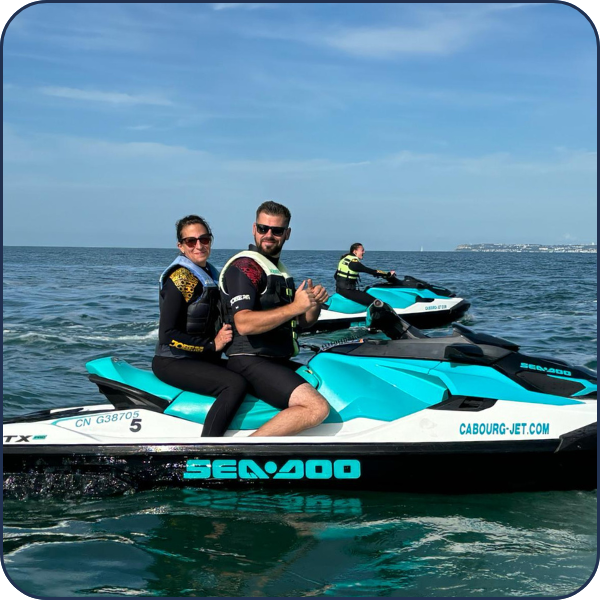 Initiation au scooter des mers à Cabourg