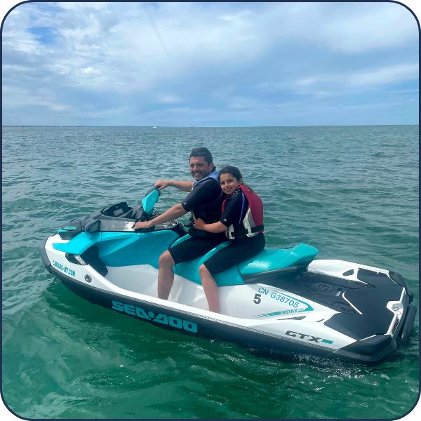 Initiation scooter des mers à Cabourg Jet